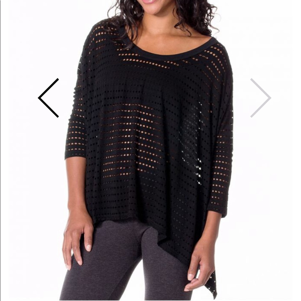 Hard Tail Black Short Sleeve Top